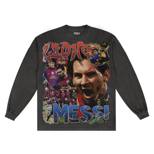 Lionel Messi '11/12 Classic Long Sleeved Tee Style002