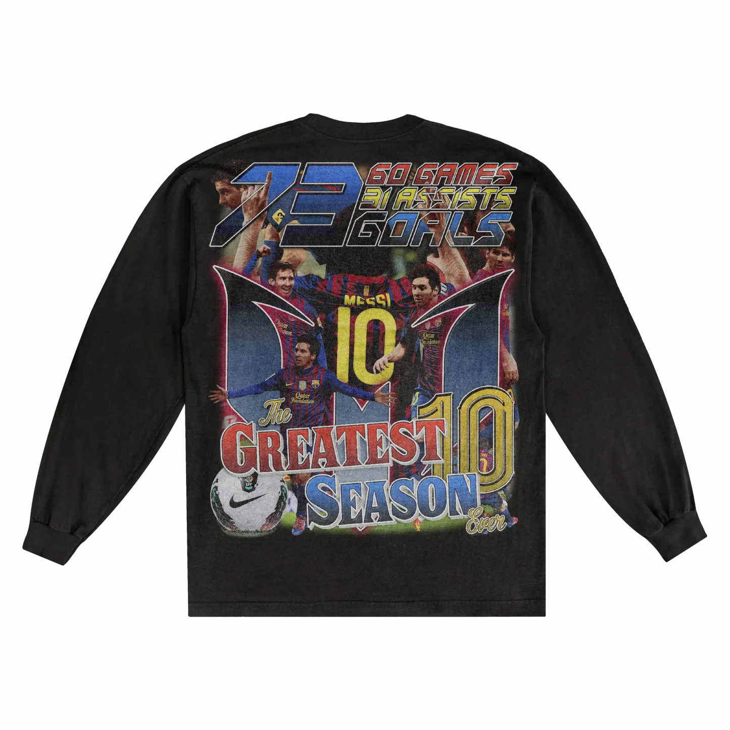 Lionel Messi '11/12 Classic Long Sleeved Tee Style001