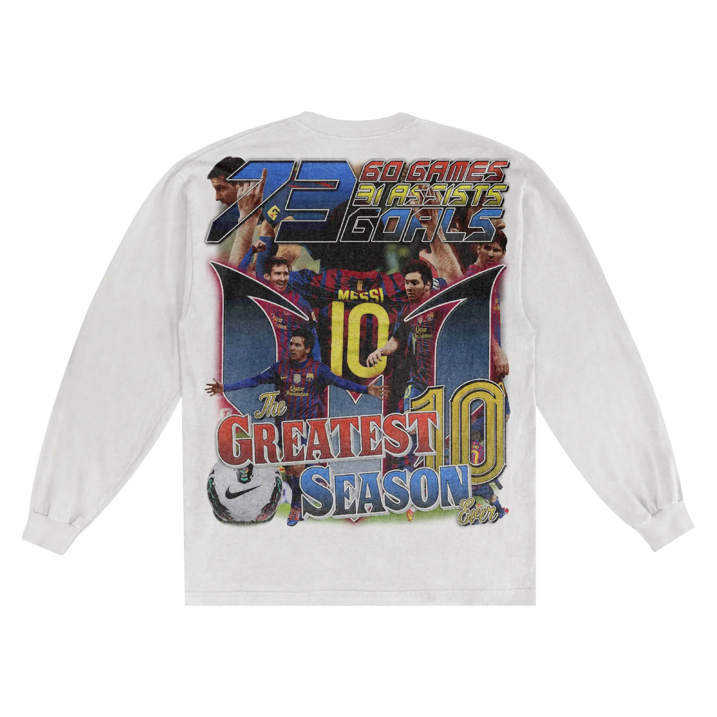 Lionel Messi '11/12 Classic Long Sleeved Tee