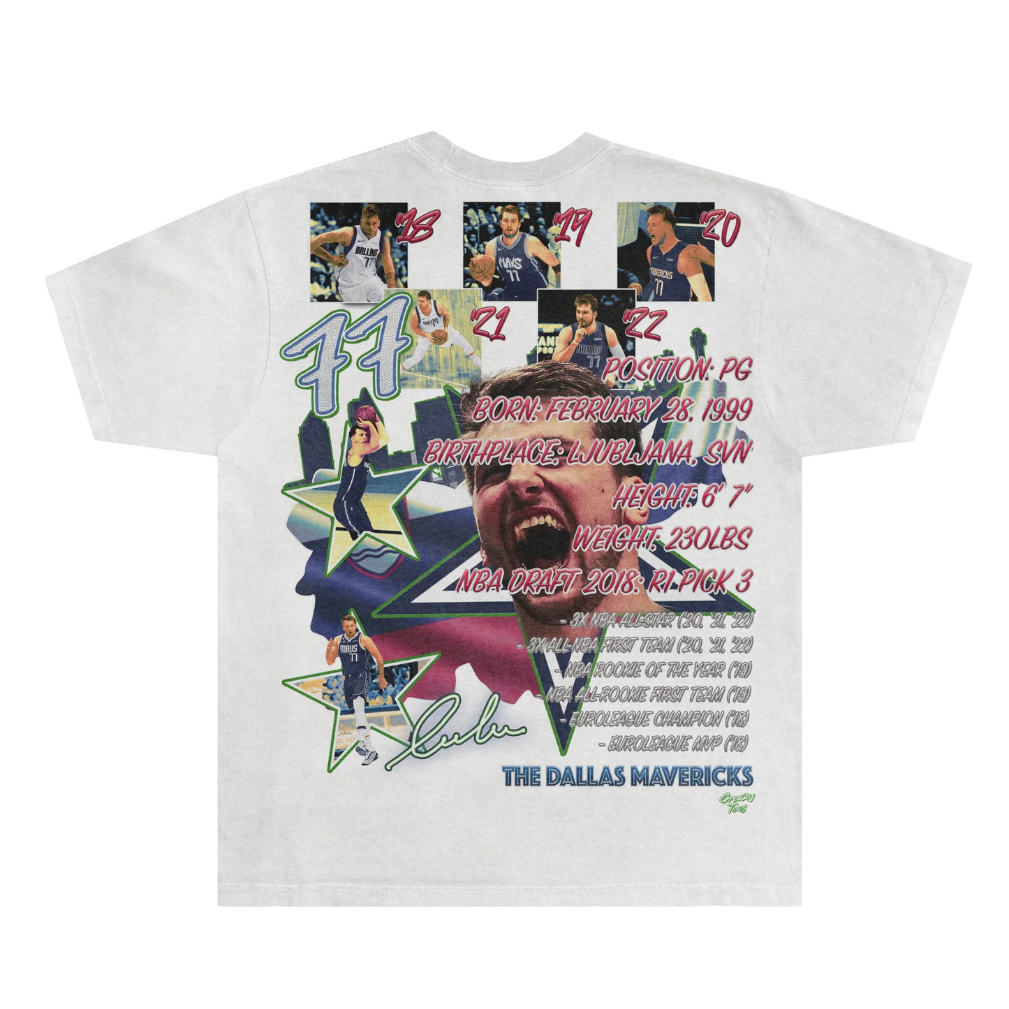 Luka DonÄiÄ‡ Mavs Classic Tee