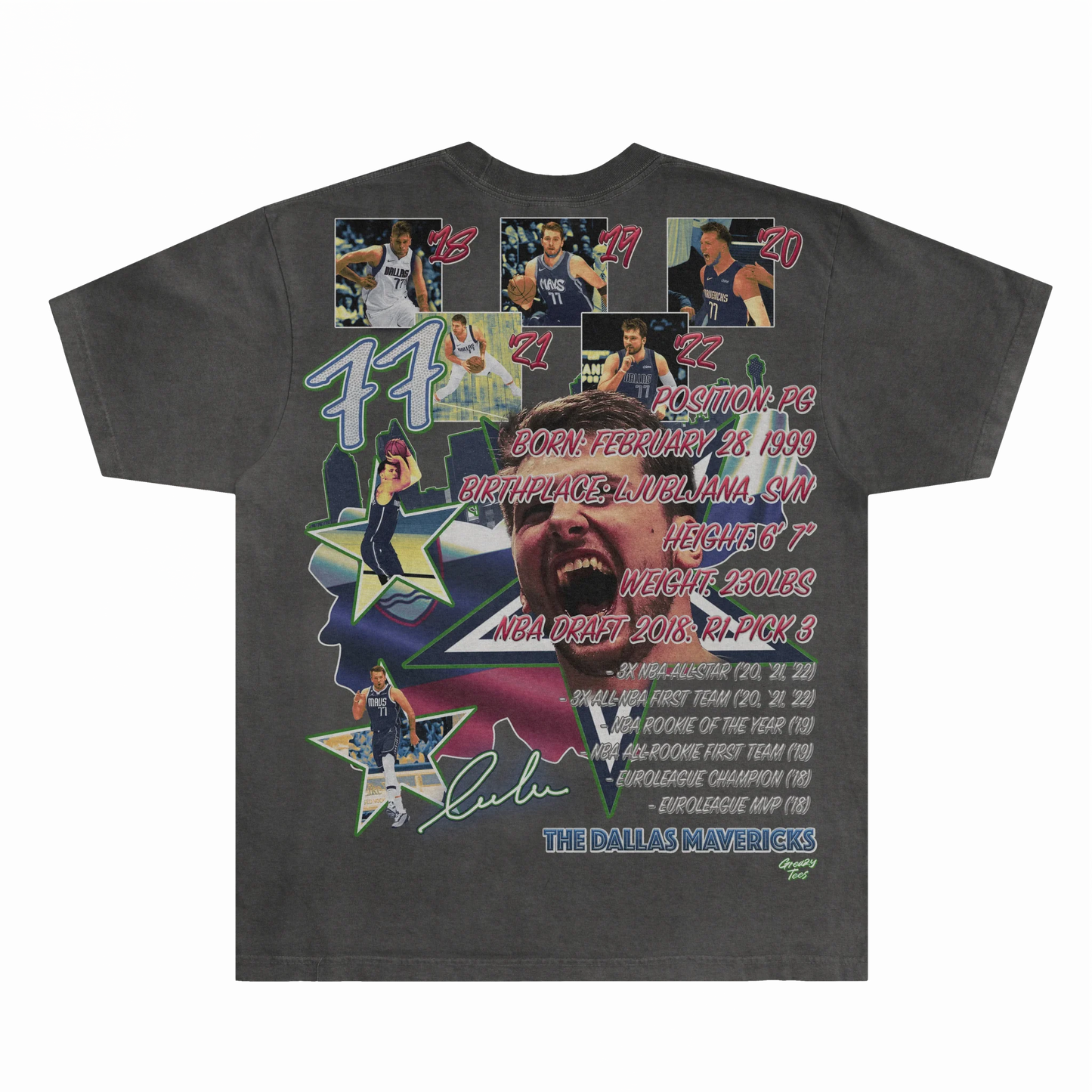 Luka DonÄiÄ‡ Mavs Classic Tee Style002