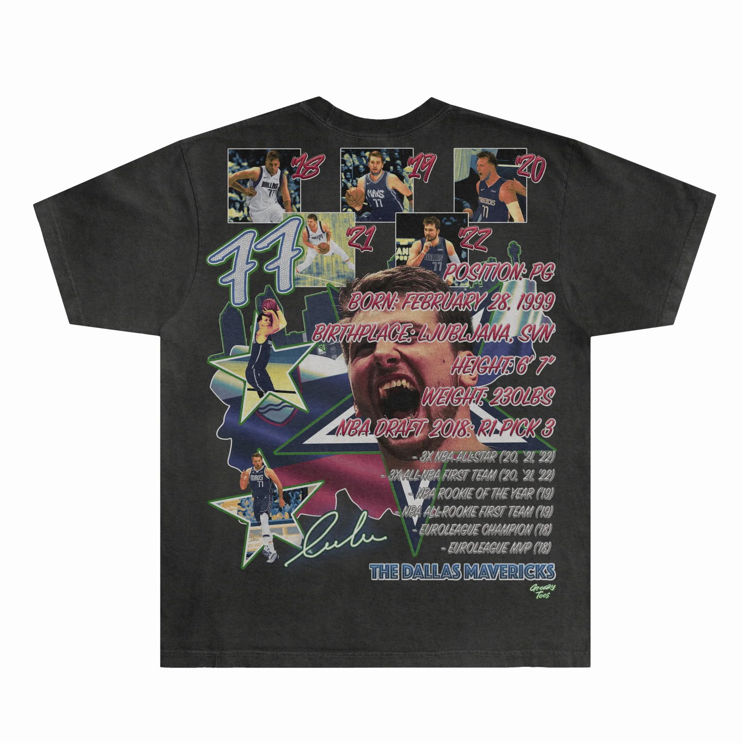 Luka DonÄiÄ‡ Mavs Classic Tee Style001