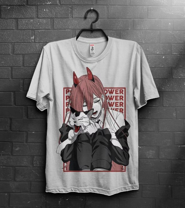 makima T-shirt, 'chainsaw man's, my man my man my man, chainsaw, chainsaw man T-shirt, gift for her, present, power, hammer Menswear Top