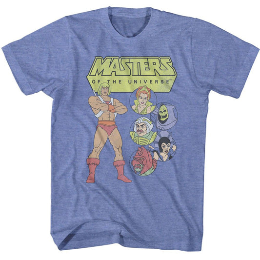 Masters Of The Universe - MOTU Character Circles T-Shirt