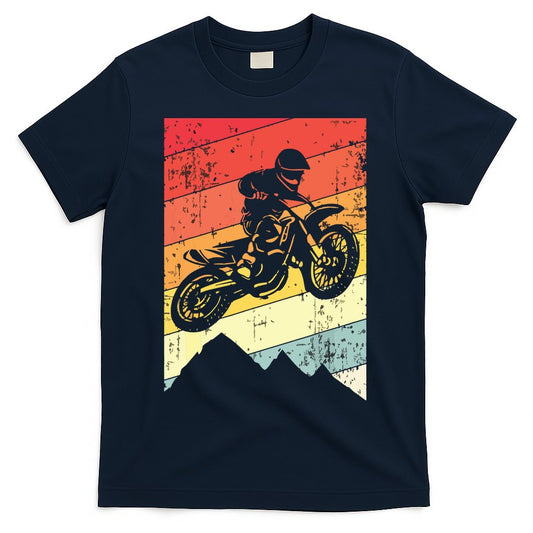 Motocross Bike Vintage Dirtbike Gift Racing Retro Dirt Bike T-Shirt