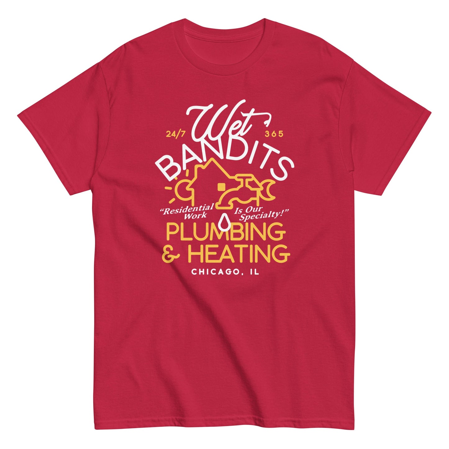 Wet Bandits Plumbing & Heating Men's Classic Tee