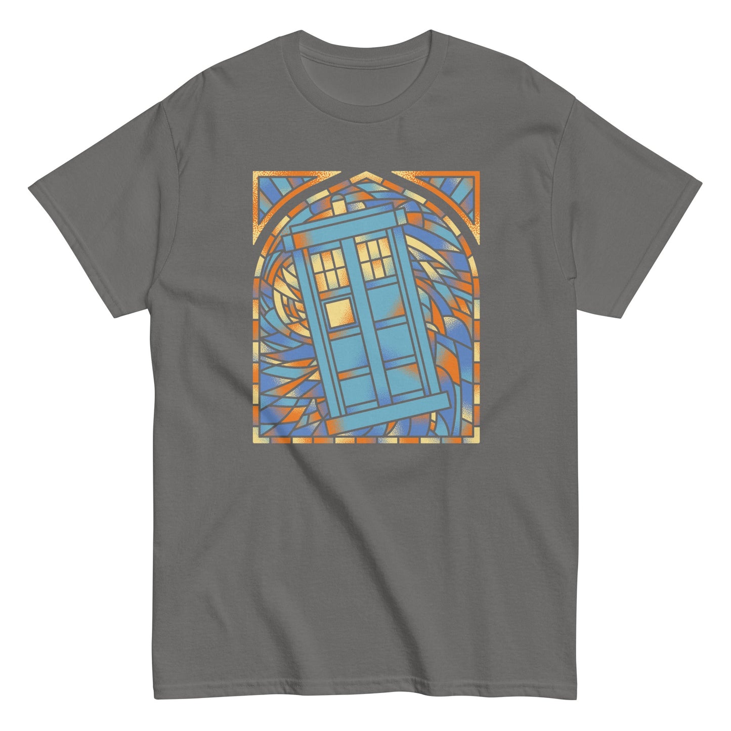 Stained Glass Police Box Men's Classic Tee