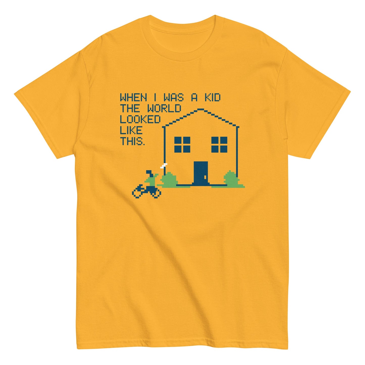 When I Was A Kid The World Men's Classic Tee