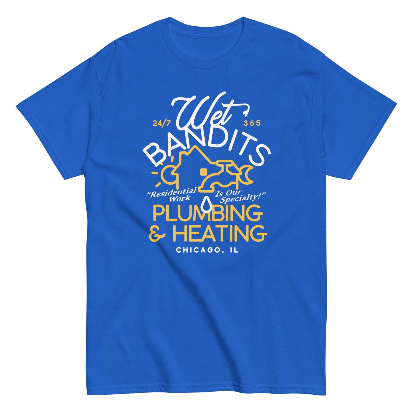 Wet Bandits Plumbing & Heating Men's Classic Tee
