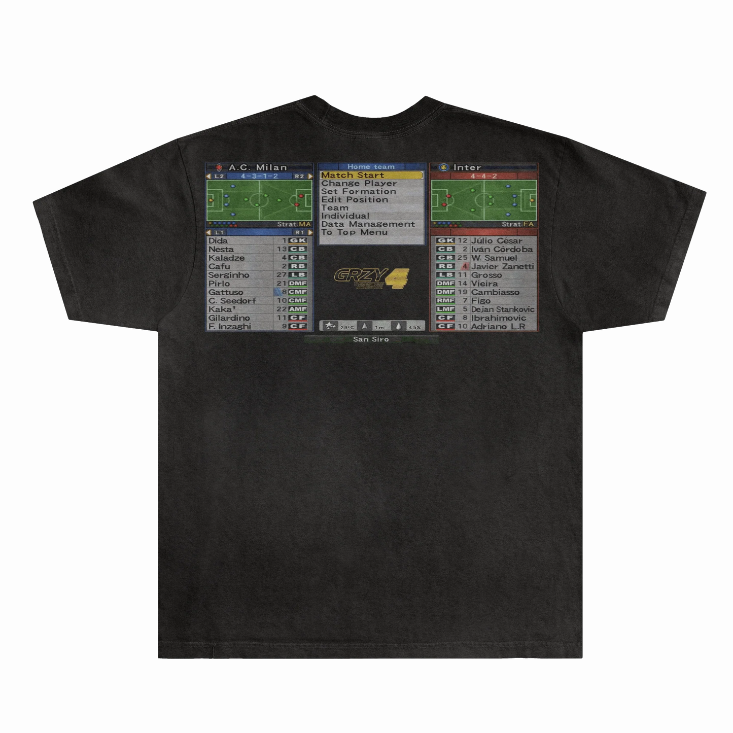 Milan Derby PES Classics Tee Style001