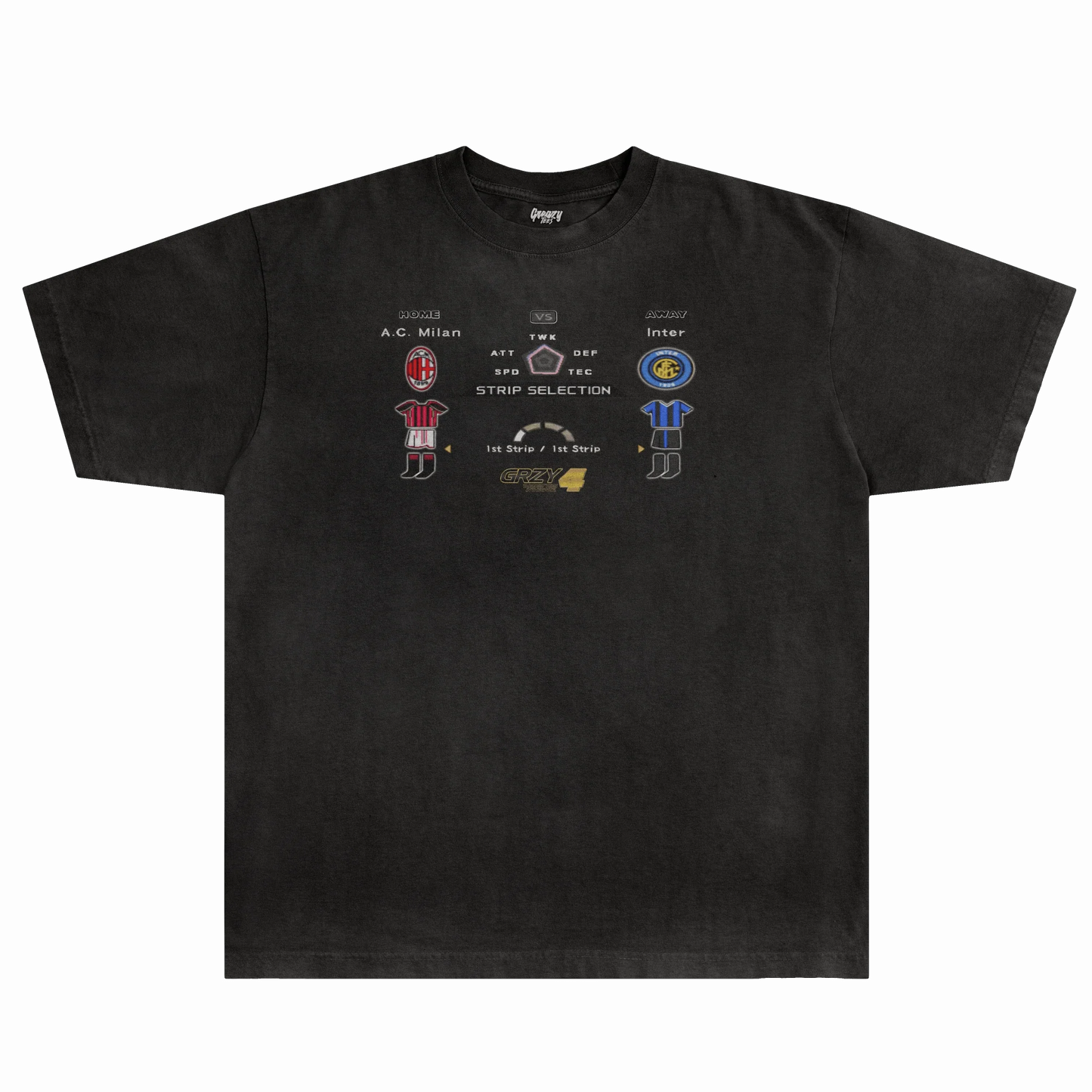 Milan Derby PES Classics Tee Style001