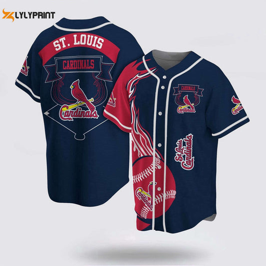 Authentic MLB St Louis Cardinals Baseball Jersey - Classic Fan Gear - Gift for Men Women - lylyprint.com