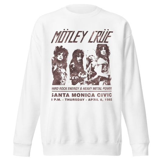 Motley Crue '82 Santa Monica Jumbo Print Sweatshirt
