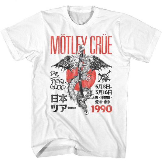 Motley Crue - JPN Tour 90 Boyfriend Tee