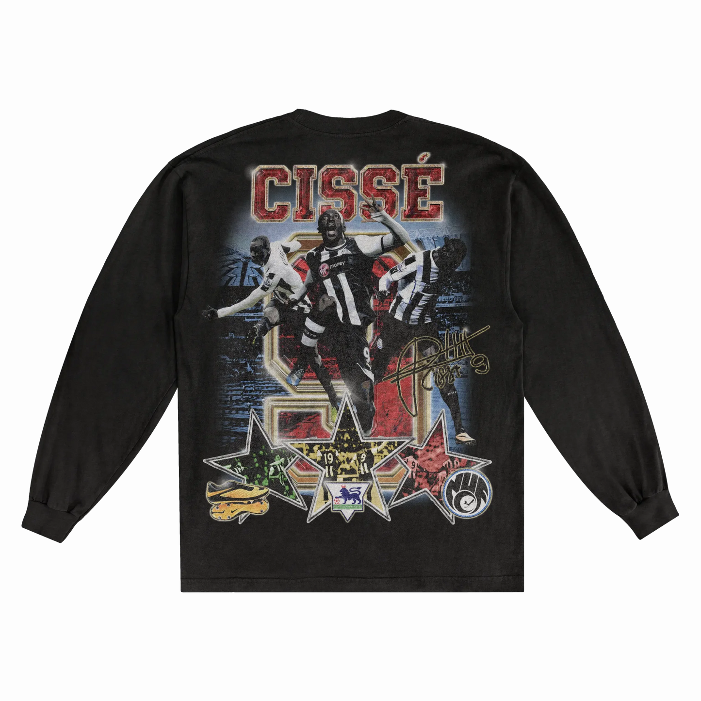 Papiss CissÃ© Newcastle Classic Long Sleeved Tee Style001