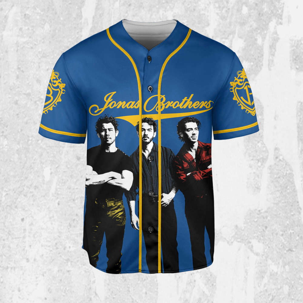 Personalize Retro Jonas Brothers Five Albums One Night The Tour 2023 Jersey, Jonas Brothers Baseball Jersey, Custom Baseball Jersey - Aopprinter