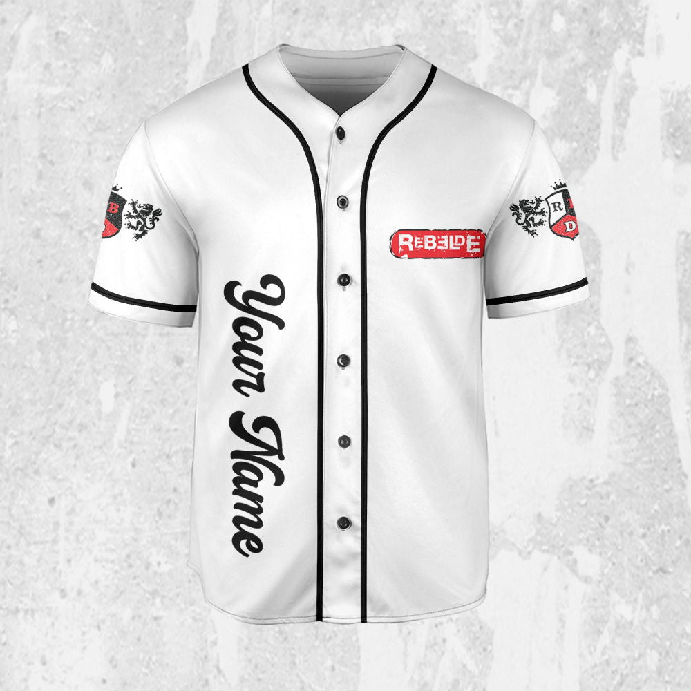 Personalize Soy Rebelde Tour White Color Jersey, RBD Baseball Jersey, Soy Rebelde Baseball Jersey,RBD Tour Shirt,Rbd Concert 2023 - Aopprinter