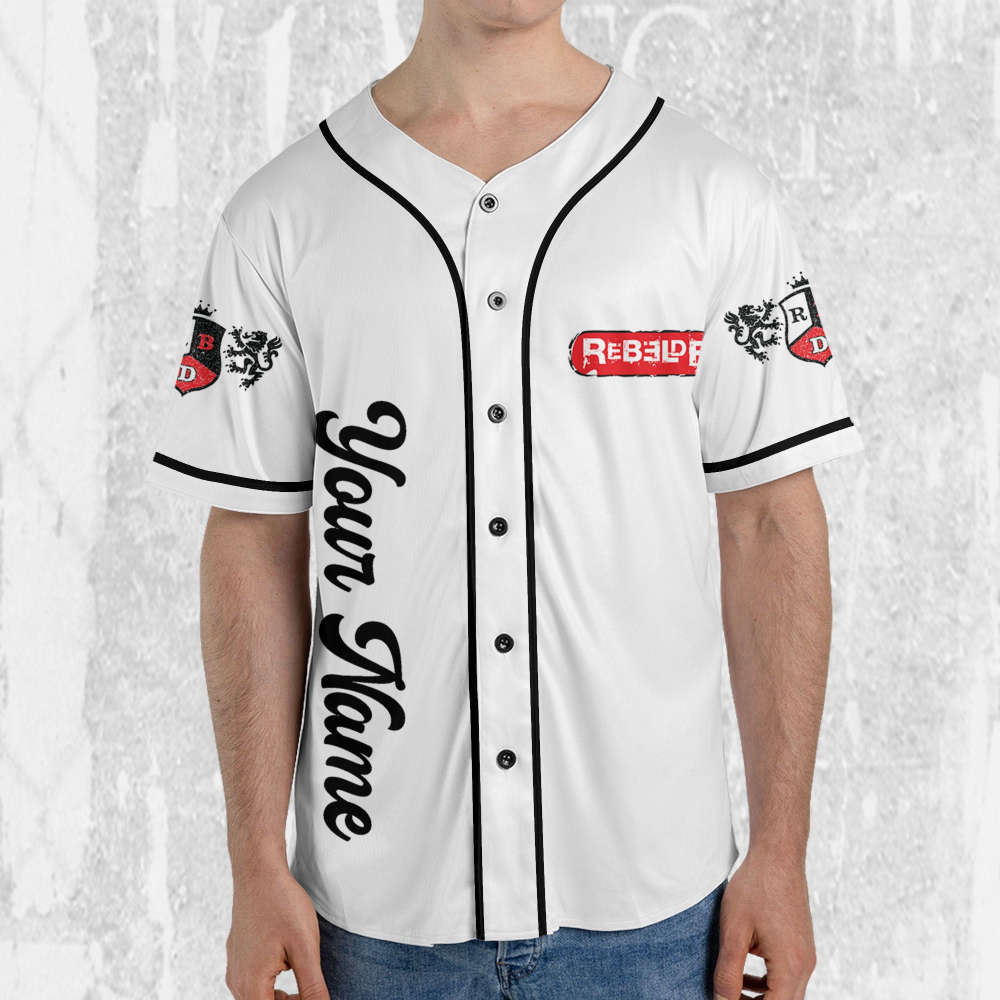 Personalize Soy Rebelde Tour White Color Jersey, RBD Baseball Jersey, Soy Rebelde Baseball Jersey,RBD Tour Shirt,Rbd Concert 2023 - Aopprinter