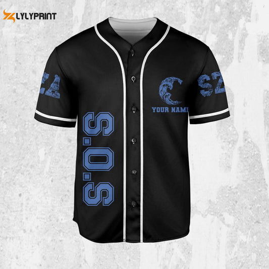 Personalize SZA Retro Vintage SOS Jersey, Sza Baseball Jersey, SOS New Album Merch - lylyprint.com