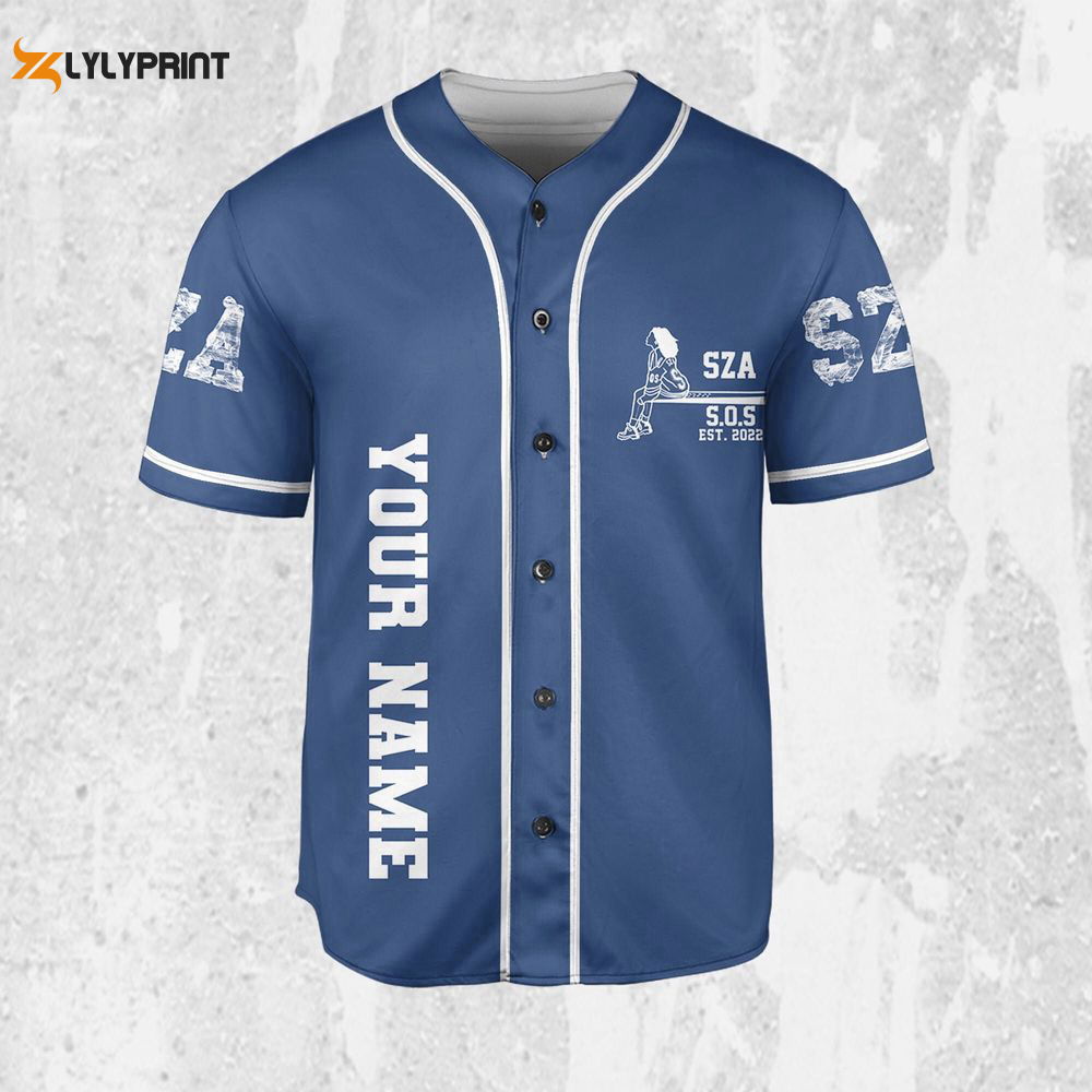 Personalize SZA SOS Tracklist Music Tour 2023 Jersey, Sza Baseball Jersey - lylyprint.com