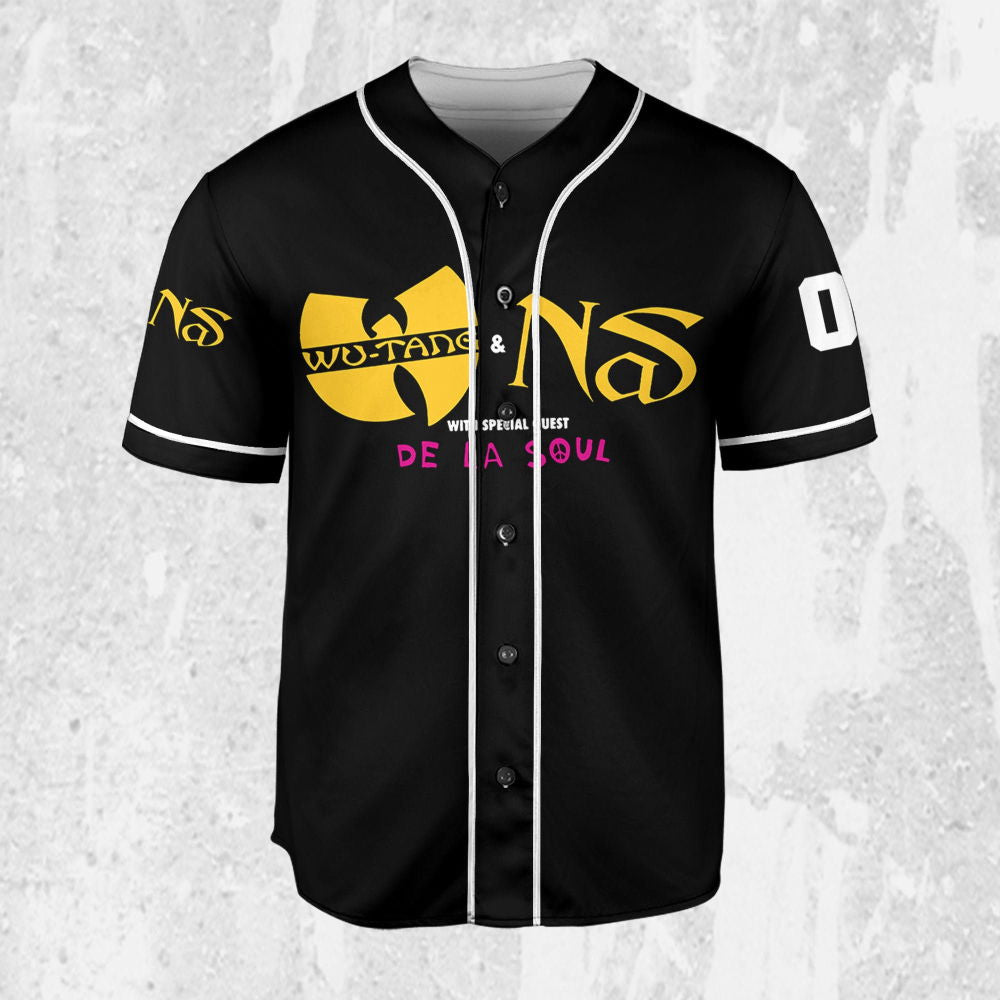 Personalize Wu-Tang Clan & Nas NY State Of Mind Tour Jersey, Tang Baseball Jersey, Tang Shirt, The Wu Jersey Shirt, Rock And Roll Jersey - Aopprinter