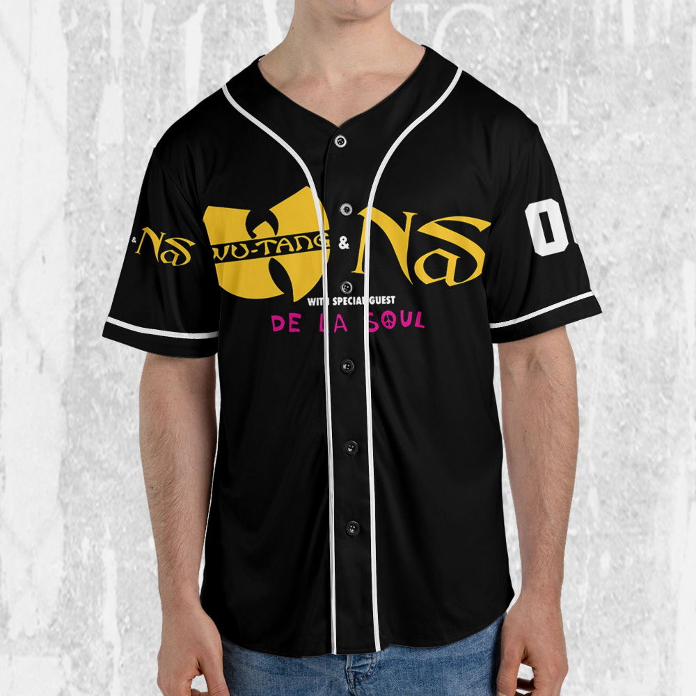 Personalize Wu-Tang Clan & Nas NY State Of Mind Tour Jersey, Tang Baseball Jersey, Tang Shirt, The Wu Jersey Shirt, Rock And Roll Jersey - Aopprinter