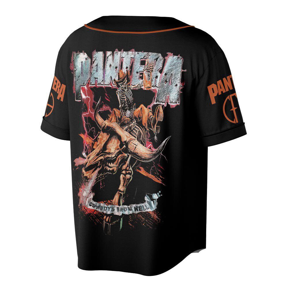 Personalized Mayhem Skull Tour 2023 Cowboy From The Hell Baseball Jersey For Men Women - lylyprint.com