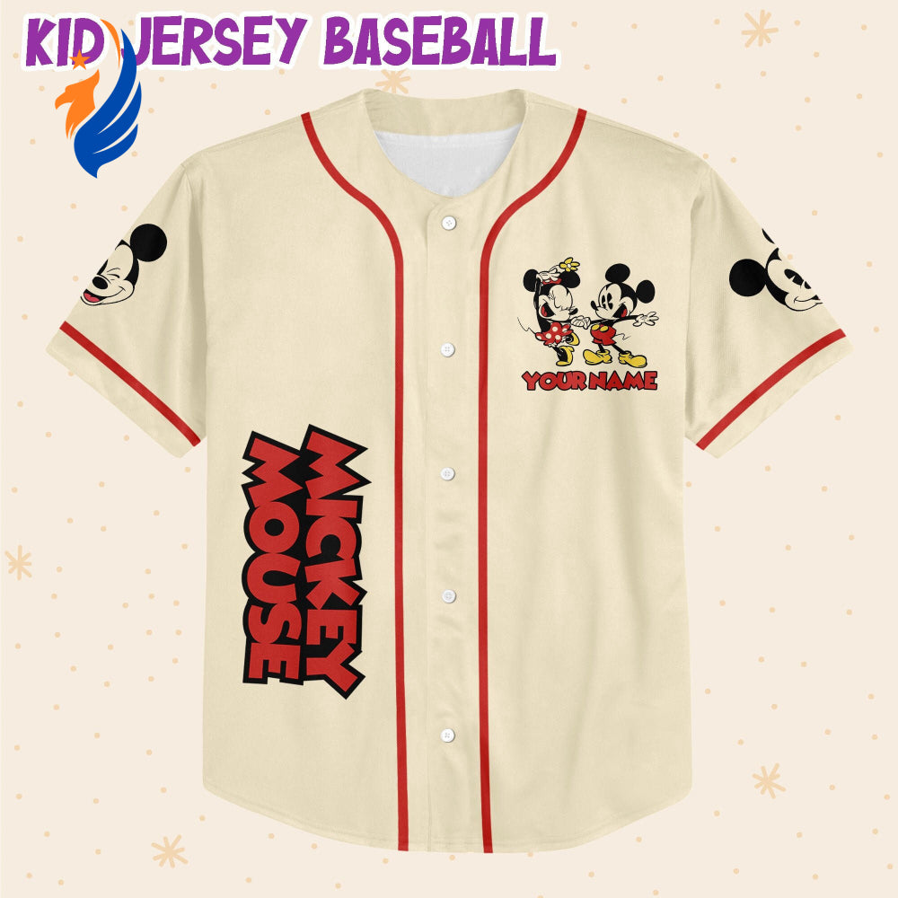 Custom Mickey Baseball Jersey: Classic Design for a Personalized Sports Statement - Bafud