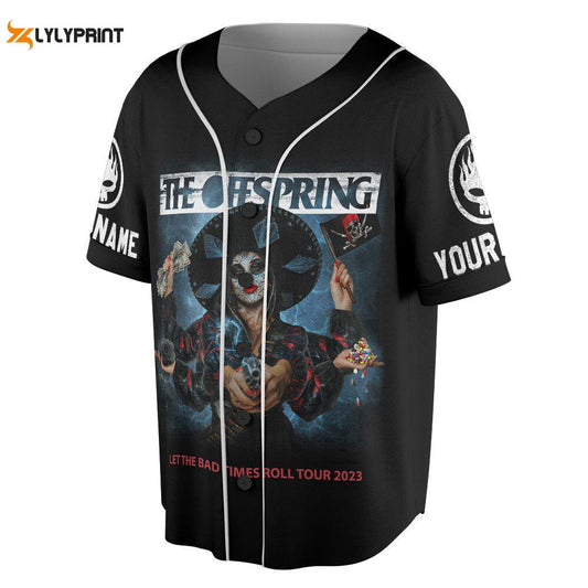 Personalized The Offspring Tour Music Baseball Jersey For Men Women - lylyprint.com