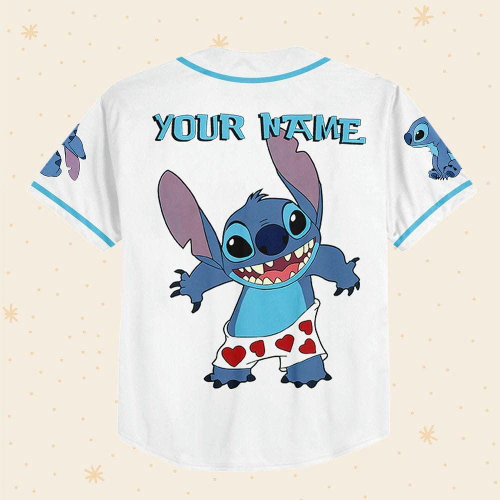 Personalized Vintage Disney Stitch Love Life Baseball Jersey - lylyprint.com