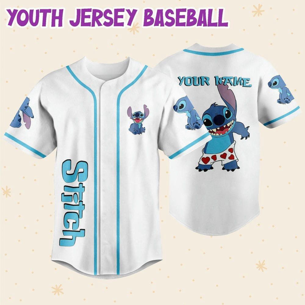 Personalized Vintage Disney Stitch Love Life Baseball Jersey - lylyprint.com