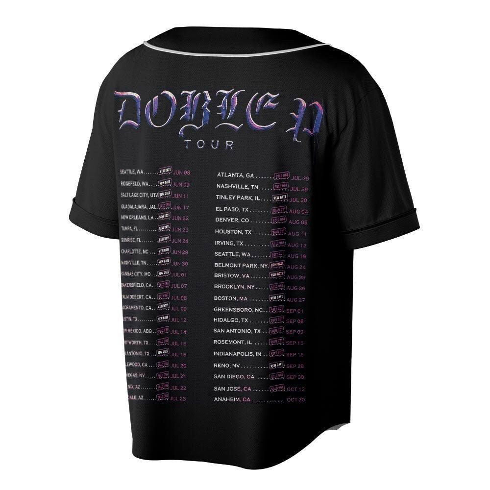 Peso Pluma Music Baseball Jersey For Men Women, Peso Pluma Doble P Tour 2023 Shirt - lylyprint.com