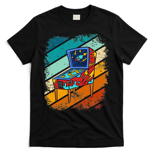 Pinball Gamer Retro Classic Arcade Machine Pin Ball T-Shirt