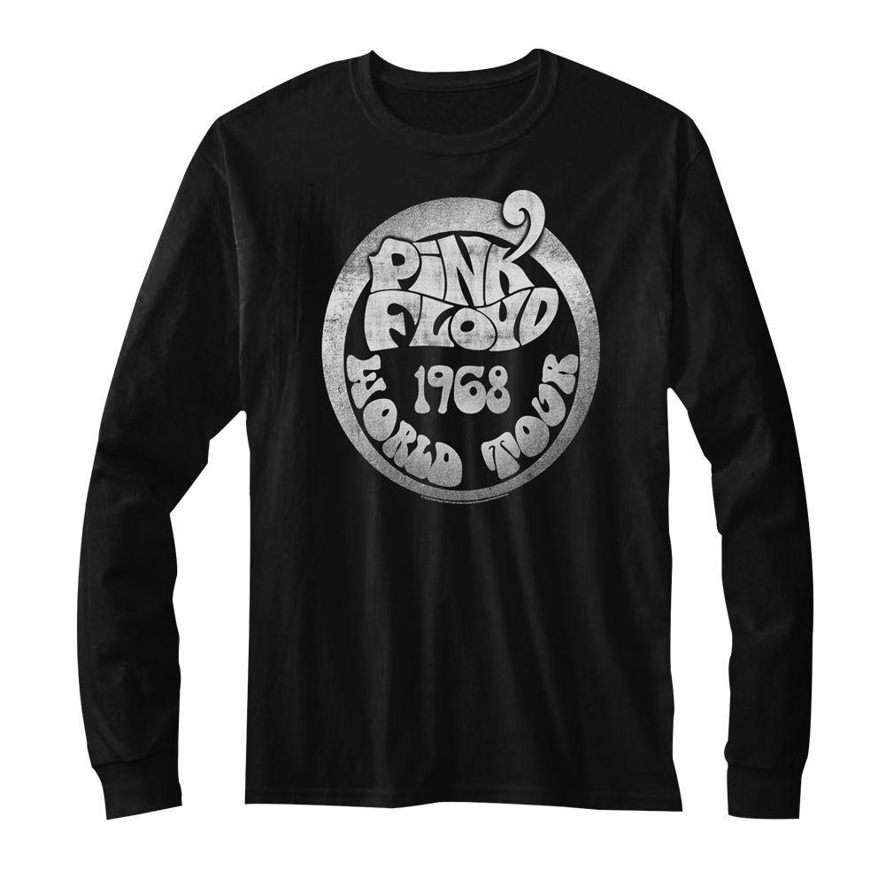 Pink Floyd 1968 World Tour Long Sleeve Boyfriend Tee