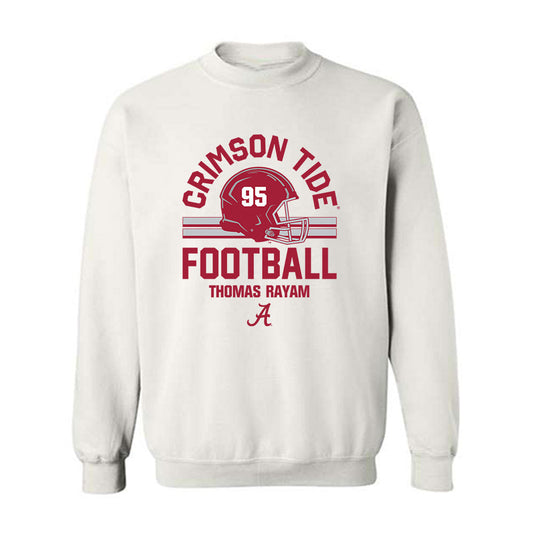 Alabama - Football Alumni : Thomas Rayam - Crewneck Sweatshirt Classic Fashion Shersey