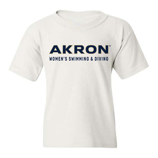 Akron - NCAA Women's Swimming & Diving : Alanis Santiago - Classic Fashion Shersey Youth T-Shirt Style002