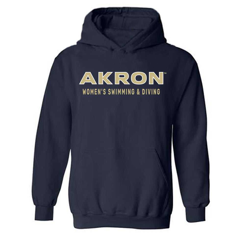 Akron - NCAA Women's Swimming & Diving : Alanis Santiago - Classic Shersey Hooded Sweatshirt