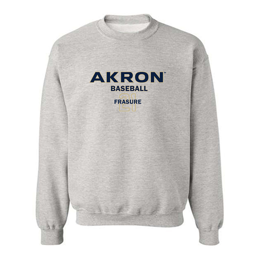 Akron - NCAA Baseball : Jackson Frasure - Classic Fashion Shersey Crewneck Sweatshirt Style001