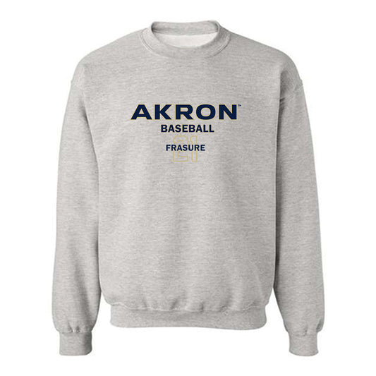Akron - NCAA Baseball : Jackson Frasure - Classic Fashion Shersey Crewneck Sweatshirt Style001