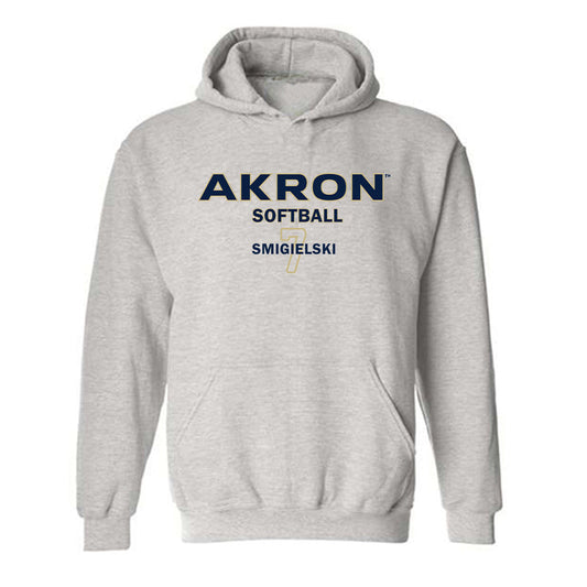 Akron - NCAA Softball : Rachel Smigielski - Classic Fashion Shersey Hooded Sweatshirt