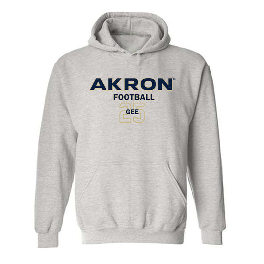 Akron - NCAA Football : Chris Gee - Classic Fashion Shersey Hooded Sweatshirt Style001