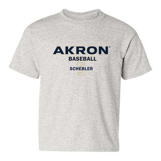 Akron - NCAA Baseball : Charles Schebler - Classic Fashion Shersey Youth T-Shirt