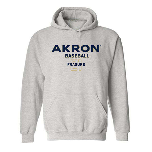 Akron - NCAA Baseball : Jackson Frasure - Classic Fashion Shersey Hooded Sweatshirt