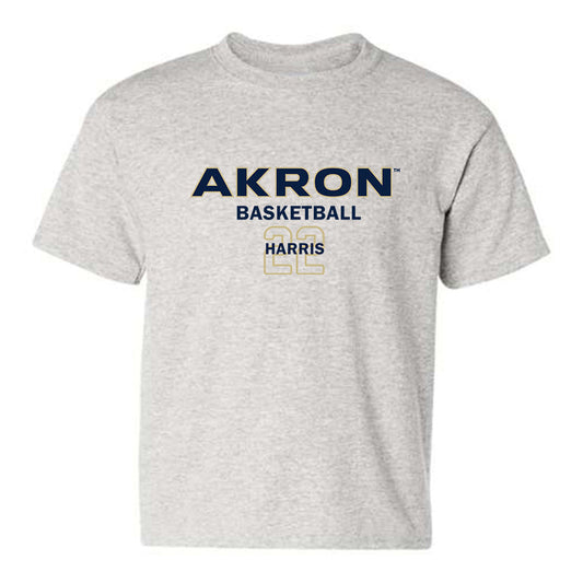 Akron - NCAA Men's Basketball : Josiah Harris - Classic Fashion Shersey Youth T-Shirt Style001
