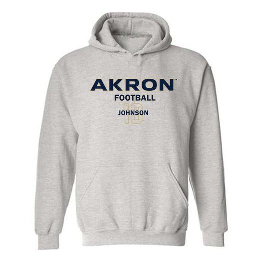 Akron - NCAA Football : DiMarco Johnson - Classic Fashion Shersey Hooded Sweatshirt Style001
