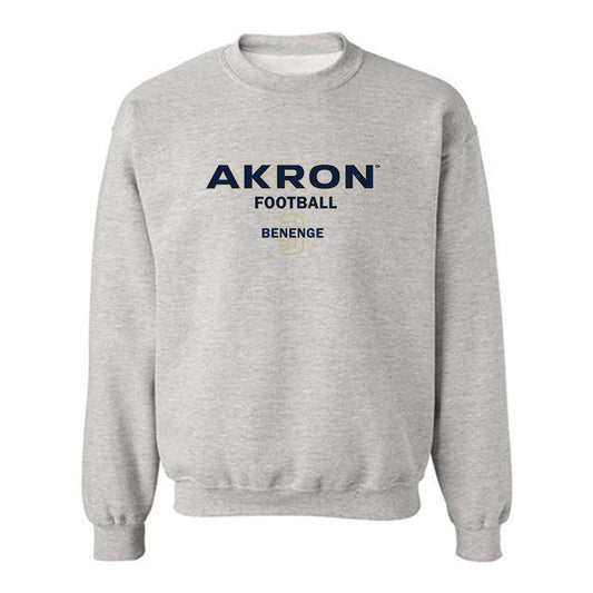 Akron - NCAA Football : Richard Benenge - Crewneck Sweatshirt Classic Fashion Shersey