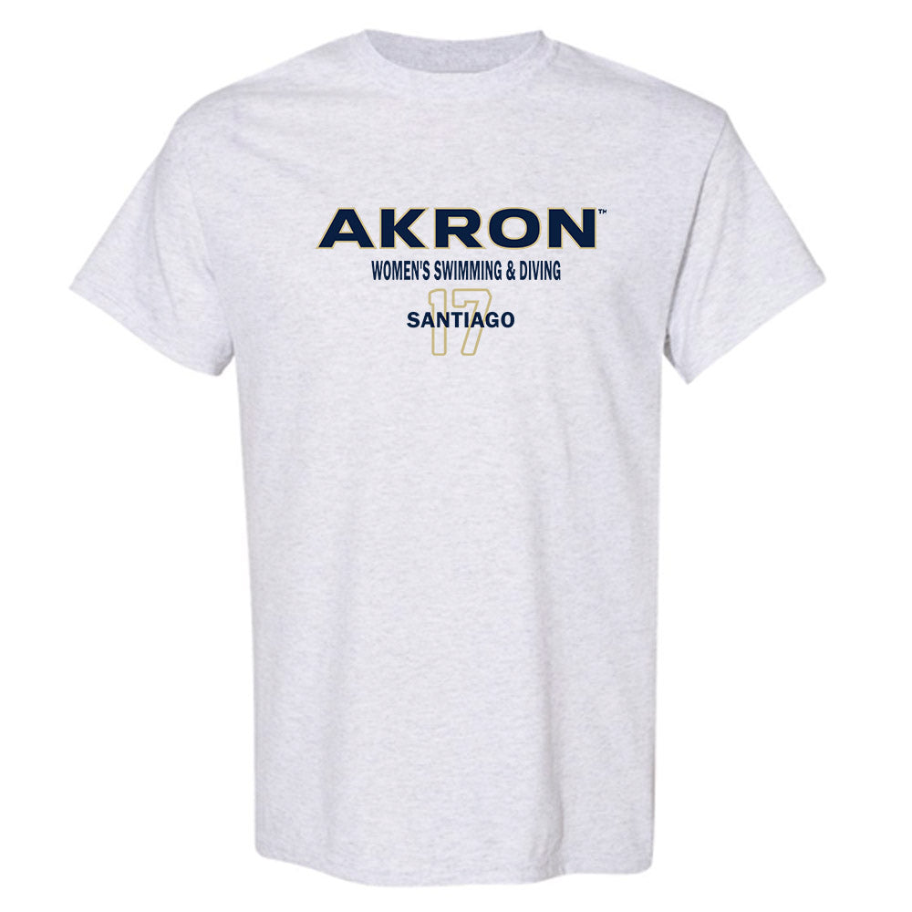 Akron - NCAA Women's Swimming & Diving : Alanis Santiago - Classic Fashion Shersey T-Shirt Style002