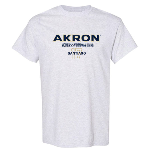 Akron - NCAA Women's Swimming & Diving : Alanis Santiago - Classic Fashion Shersey T-Shirt Style002