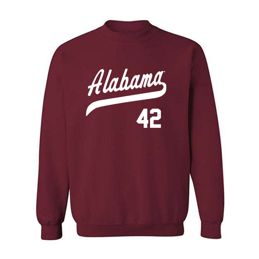Alabama - NCAA Baseball : Ahmaad Duff - Classic Shersey Crewneck Sweatshirt Style001