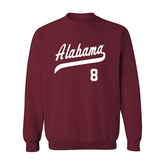 Alabama - NCAA Baseball : Tyler Fay - Classic Shersey Crewneck Sweatshirt Style001